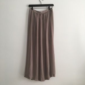H&M Flowy Maxi Skirt with Side Slit